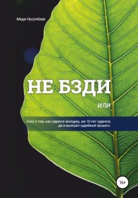 Не бзди, или Сказ о том, как судился молодец, аж 10 лет судился, да и выиграл судебный процесс Мади Нусупбаев купить читать скачать онлайн - BookMix.ru