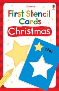 Christmas: First Stencil Cards (набор из 12 карточек)