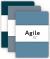 Купить Космос. Agile-ежедневник для личного развития (темный, комплект из 3 блокнотов), Катерина Ленгольд