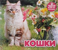 Календарь 2017 (на скрепке). Кошки