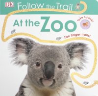 Follow the Trail: At the Zoo (board bk)