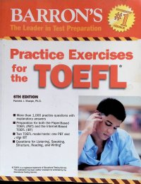 Practice Exercises for the TOEFL Pamela J. Sharpe Ph.D. купить читать скачать онлайн - BookMix.ru